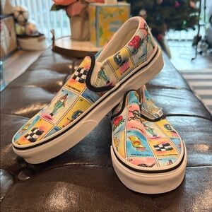 Vans Multicolor Lotería Slip-On Sneakers